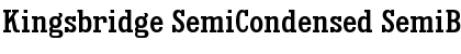 Download Kingsbridge SemiCondensed SemiBold Font Title Preview