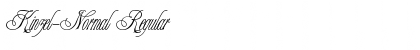Download Kinzel-Normal Regular Font Title Preview