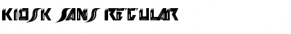 Download Kiosk Sans Regular Font Title Preview