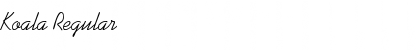 Download Koala Regular Font Title Preview