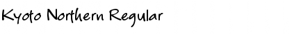 Download Kyoto Northern Regular Font Title Preview