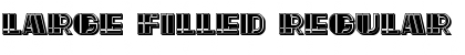 Download Large Filled Regular Font Title Preview