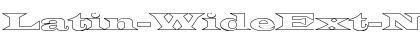 Download Latin-WideExt-Normal Hollow Regular Font Title Preview