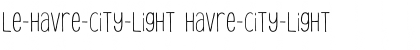 Download Le-Havre-City-Light Havre-City-Light Font Title Preview