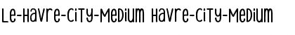 Download Le-Havre-City-Medium Havre-City-Medium Font Title Preview