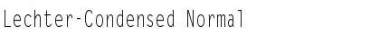 Download Lechter-Condensed Normal Font Title Preview