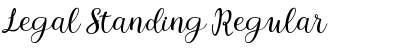 Download Legal Standing Regular Font Title Preview