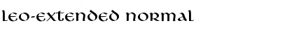 Download Leo-Extended Normal Font Title Preview