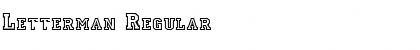 Download Letterman Regular Font Title Preview
