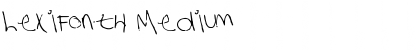 Download LexiFont4 Medium Font Title Preview