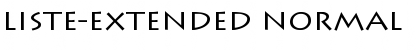 Download Liste-Extended Normal Font Title Preview