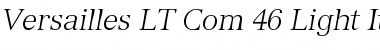 Download Versailles LT Com 46 Light Italic Font Title Preview