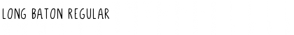 Download Long Baton Regular Font Title Preview