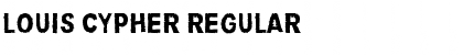 Download Louis Cypher Regular Font Title Preview