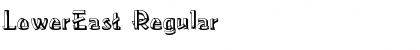 Download LowerEast Regular Font Title Preview