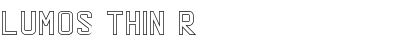 Download LUMOS THIN Regular Font Title Preview