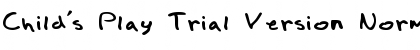 Download Child's Play Trial Version Normal Font Title Preview