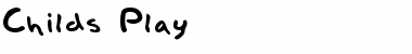 Download Child's Play Normal Font Title Preview
