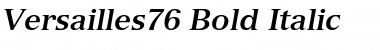Download Versailles76 BoldItalic Font