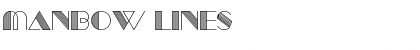 Download Manbow Lines Font Title Preview