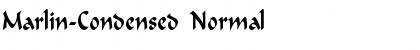 Download Marlin-Condensed Normal Font