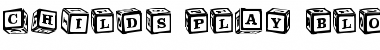 Download Childs Play Blocks Font Title Preview