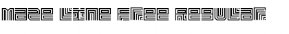 Download Maze Line Free Regular Font