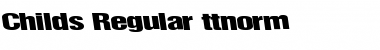 Download Childs Regular Font Title Preview