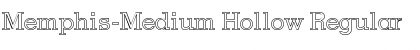 Download Memphis-Medium Hollow Regular Font