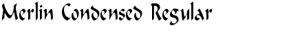 Download Merlin Condensed Regular Font