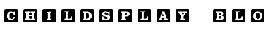 Download ChildsPlay BlocksSolid Regular Font Title Preview
