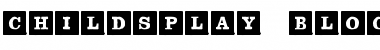 Download ChildsPlay BlocksSolidBold Regular Font Title Preview