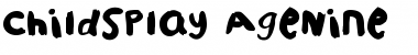 Download ChildsPlay Medium Font Title Preview
