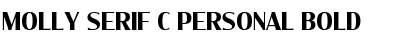 Download Molly Serif C PERSONAL Bold Font Title Preview