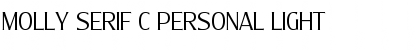 Download Molly Serif C PERSONAL Light Font Title Preview