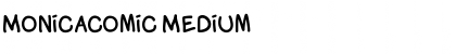 Download Monicacomic Medium Font