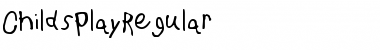 Download ChildsPlay Regular Font Title Preview