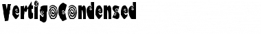 Download VertigoCondensed Regular Font Title Preview