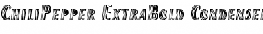 Download ChiliPepper-ExtraBold Condensed Regular Font Title Preview