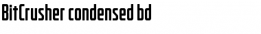 Download Bitcrusher Condensed Bold Font Title Preview