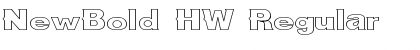 Download NewBold HW Regular Font