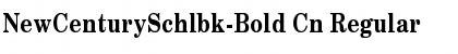 Download NewCenturySchlbk-Bold Cn Font
