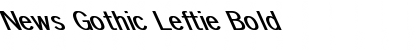 Download News Gothic Leftie Bold Font