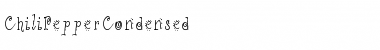 Download ChiliPepperCondensed Regular Font Title Preview