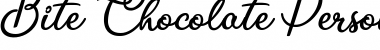 Download Bite Chocolate Regular Font Title Preview
