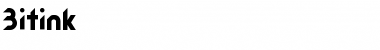 Download Bitink Regular Font Title Preview