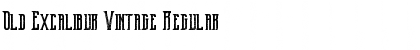 Download Old Excalibur Vintage Regular Font Title Preview