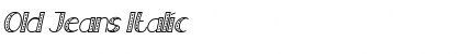Download Old Jeans Italic Font Title Preview
