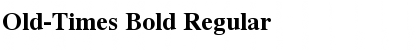 Download Old-Times Bold Regular Font Title Preview