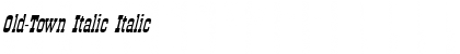 Download Old-Town Italic Italic Font Title Preview